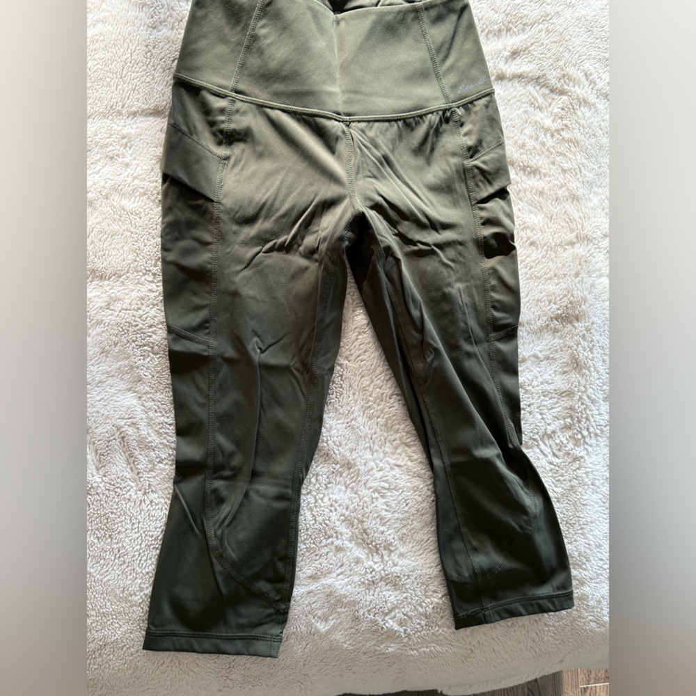 Eddie Bauer Green Leggings Comfortable Fit
